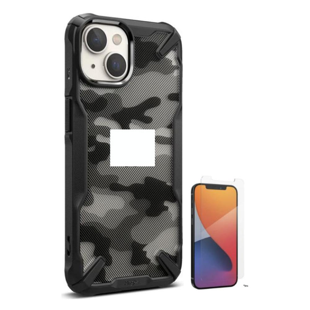 CASE RINGKE FUSION X CAMUFLADO IPHONE 14 PLUS Y VIDRIO CASE RINGKE FUSION X CAMUFLADO IPHONE 14 PLUS Y VIDRIO