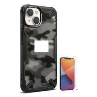 CASE RINGKE FUSION X CAMUFLADO IPHONE 14 PLUS Y VIDRIO