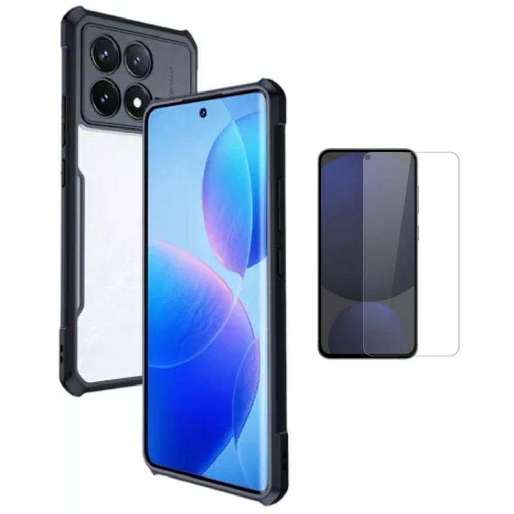 CASE XUNDD BUMPER PARA XIAOMI POCO X6 PRO 5G Y VIDRIO CASE XUNDD BUMPER PARA XIAOMI POCO X6 PRO 5G Y VIDRIO