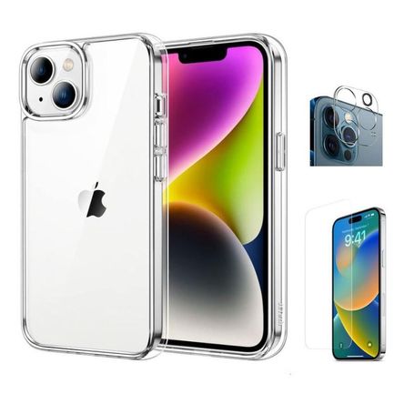 CASE IPHONE 15 PLUS + Vidrio Pantalla + Camara CASE IPHONE 15 PLUS + Vidrio Pantalla + Camara