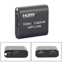 Capturador de Vídeo HDMI Juegos en Vivo PS4 Nintendo Switch