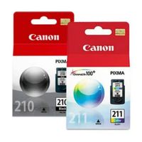 KIT Tinta Canon 210 y 211 Original - Negro Y Tricolor