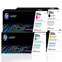 Kit Toner HP 204A Cyan Magenta Amarillo Negro - Pack