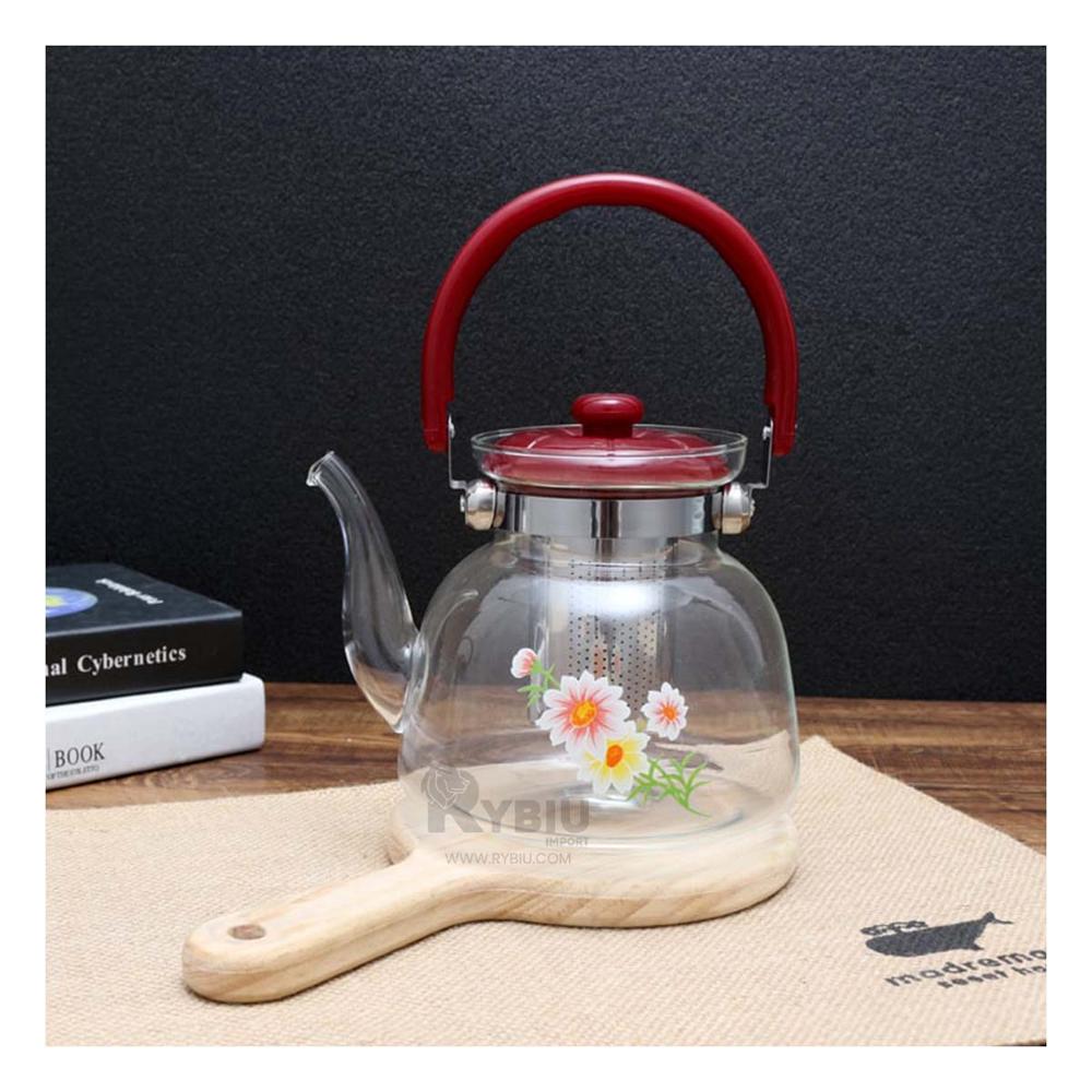Infusor Preciso de Cocina Guinda 600 ml Y+Banderitas Adhesivas