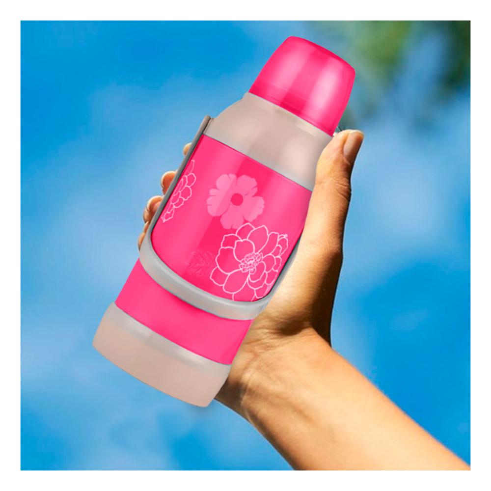 Termo Inoxidable y Perfecto en Tono Rosado Y+Regalo Agendita