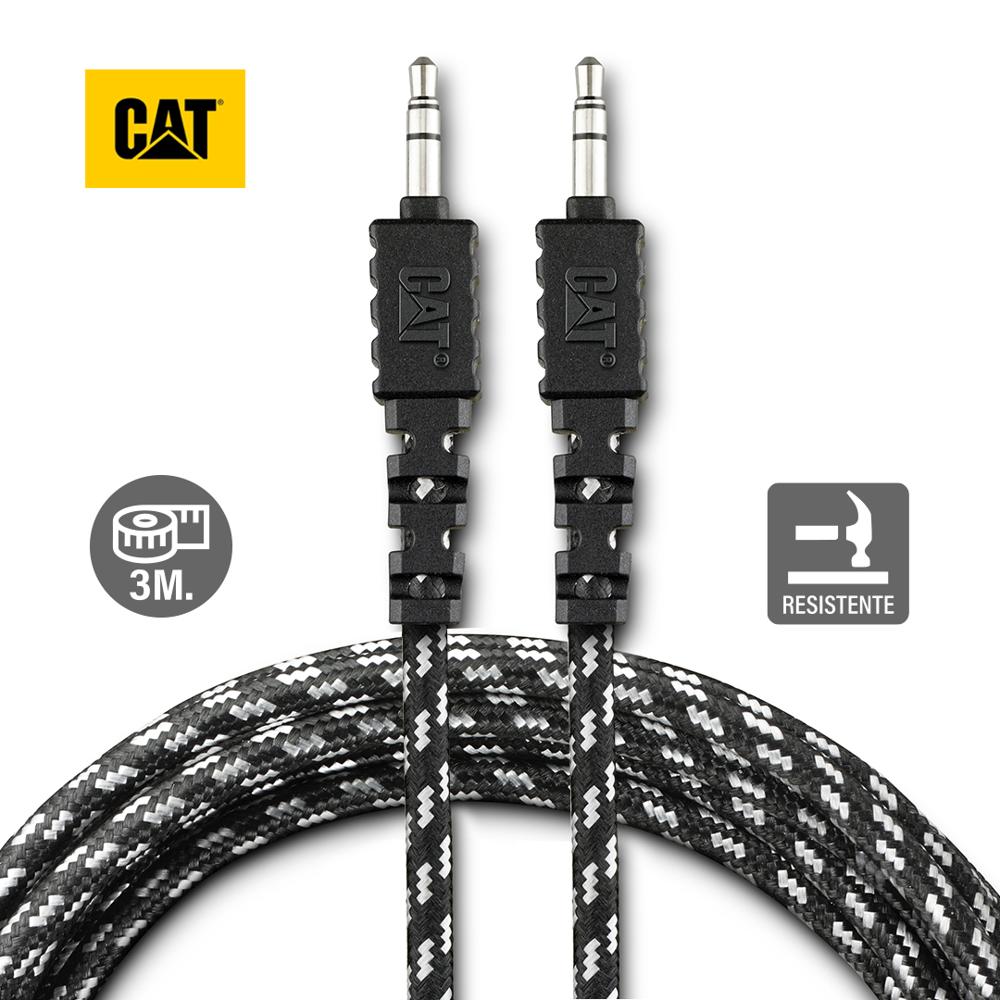 Cable Auxiliar De Audio CAT 3.5 mm Resistente 3 Metros