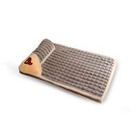 Cama Colchón Para Perros Funda Extraíble Plomo - Talla XL