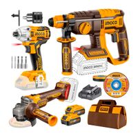 Taladro Rotomartillo Amoladora Atornillador Impacto Brushles
