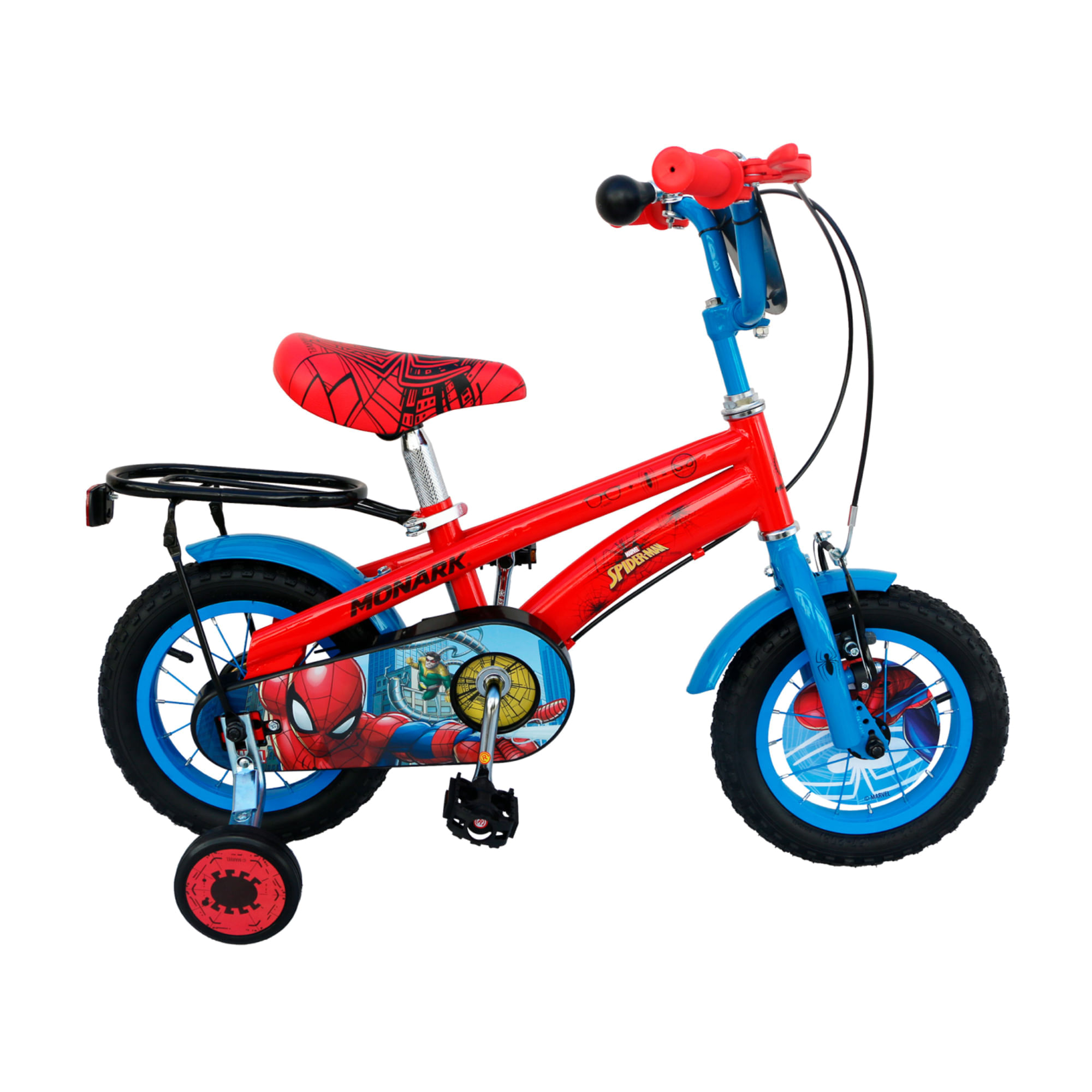 Bicicleta infantil Spiderman Hero rojo MONARK aro 12