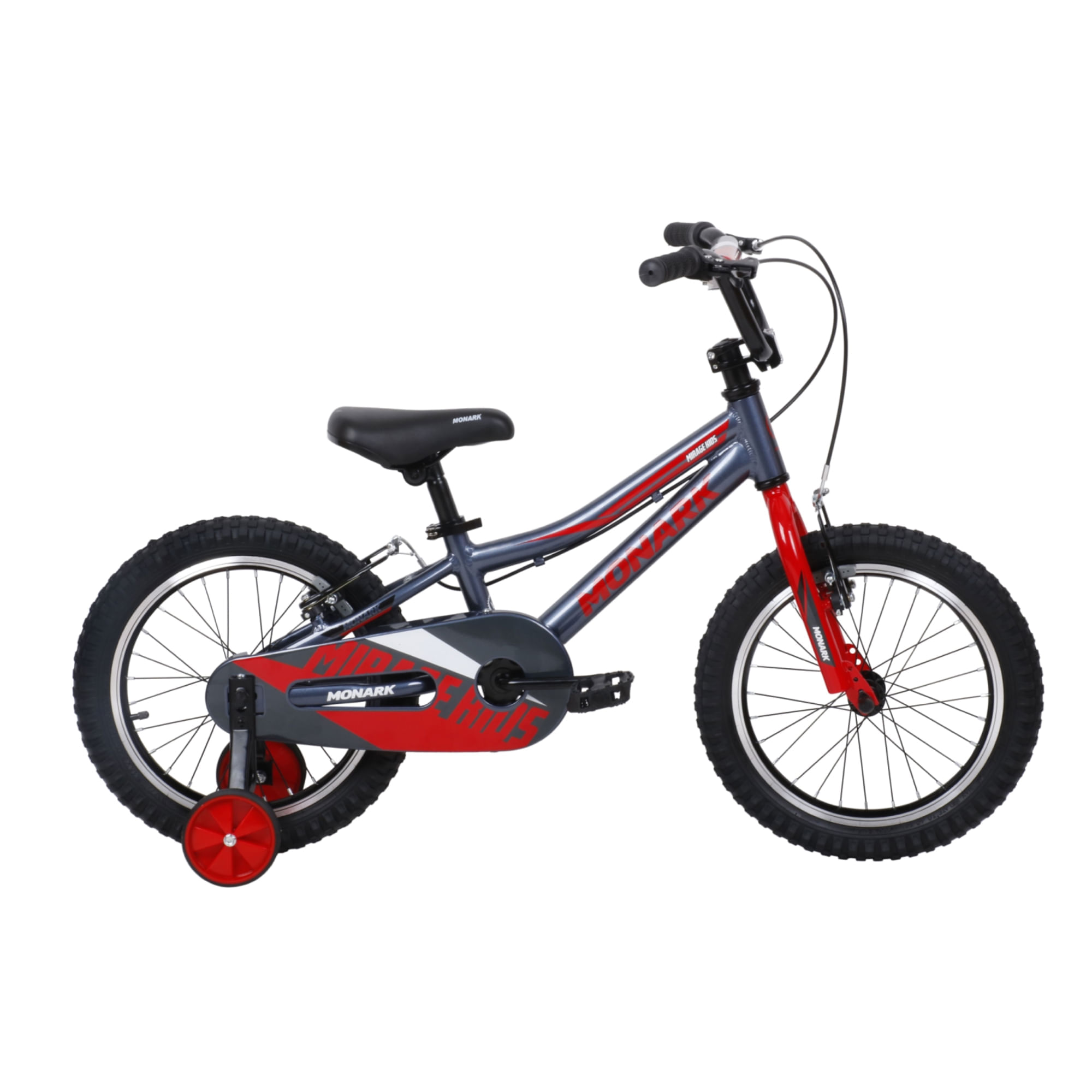 Bicicleta infantil Mirage Kids rojo gris MONARK aro 16