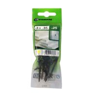 Tornillo para placas de Yeso Avellanada 3.5x35 25 unidades Standers