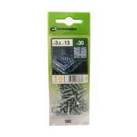 Tornillo Autoper Ave C.ph 3.5x13mm para acero 30 unidades Standers