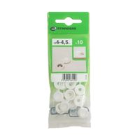 Tapa para tornillo sanitario plástico D4/4,5 10 unidades Standers