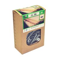 Tornillo Pz Avellanado Zinc 5x50mm para madera 80 unidades Standers