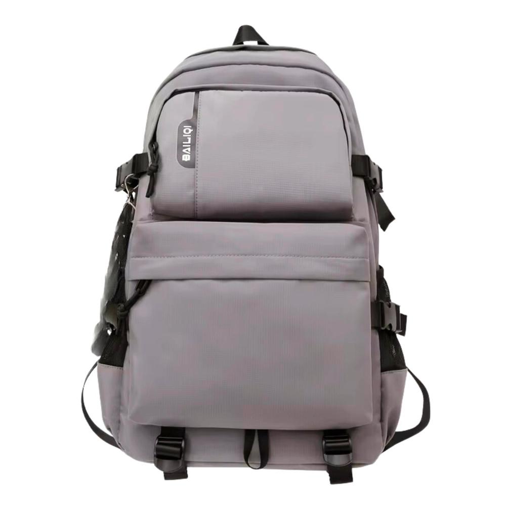 Mochila impermeable multifuncional gris para estudio negocios y ocio Mochila impermeable multifuncional gris para estudio negocios y ocio