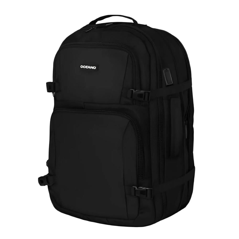 MOCHILA EXPANSIVE NEGRO OCEANO MOCHILA EXPANSIVE NEGRO OCEANO