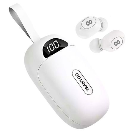 Audífonos Bluetooth 5.1 TRANYOO Modo Independiente Sonido Limpio T-M3 Audífonos Bluetooth 5.1 TRANYOO Modo Independiente Sonido Limpio T-M3