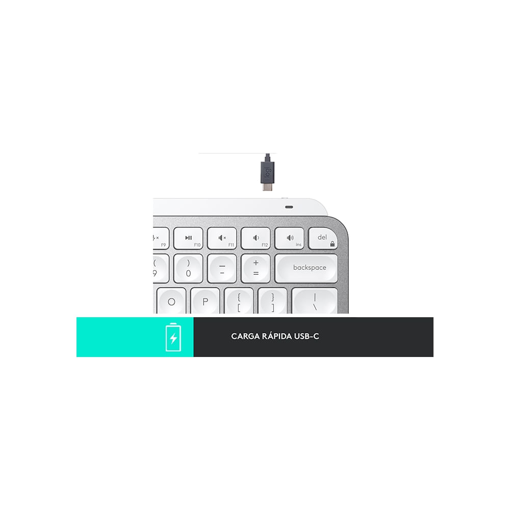 Logitech Mx Keys Mini - Teclado Inalámbrico Ergonómico Español Con Con