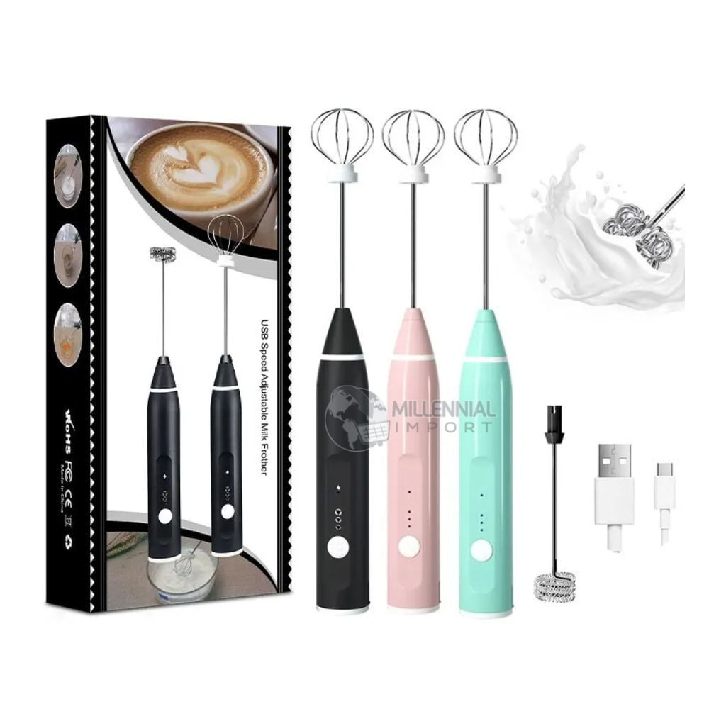 Mini Batidora Espumadora para Café - Inalámbrica Eléctrica con USB Mini Batidora Espumadora para Café - Inalámbrica Eléctrica con USB