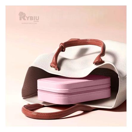 Joyero con Espejo para Ocasion en Rosado Y+Regalo Stickers BE32632013 Joyero con Espejo para Ocasion en Rosado Y+Regalo Stickers BE32632013