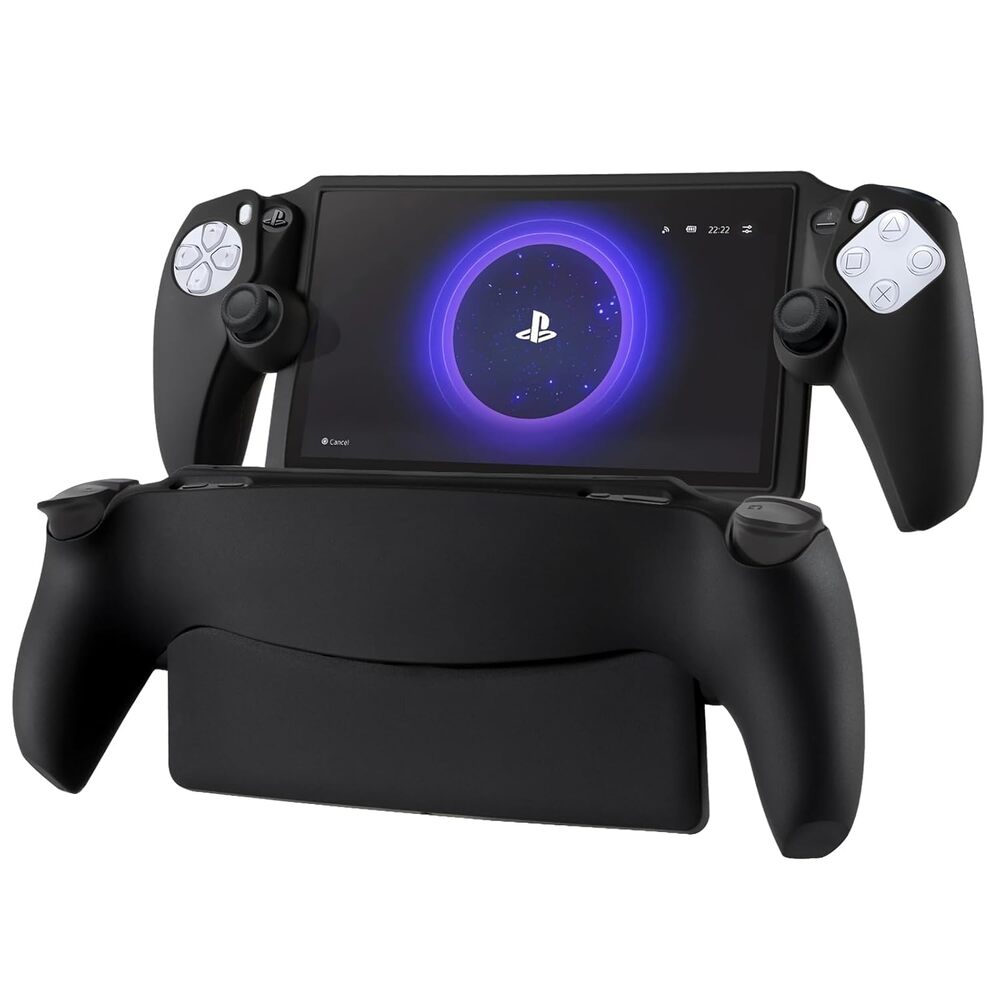 Case Funda Protectora Silicona Color Negro Playstation PS5 Portal Case Funda Protectora Silicona Color Negro Playstation PS5 Portal