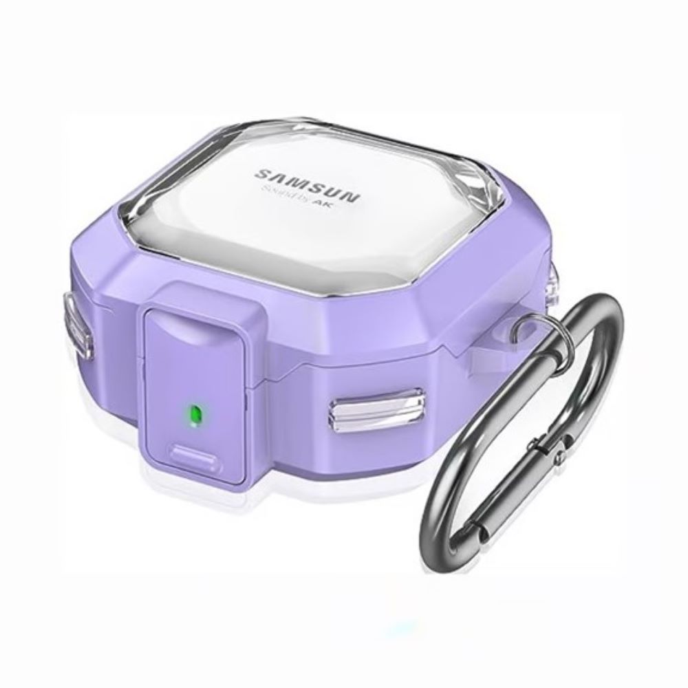 Funda TPU para Galaxy Buds pro, buds 2, buds 2 pro, FE, LIVE Lila Funda TPU para Galaxy Buds pro, buds 2, buds 2 pro, FE, LIVE Lila