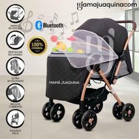 Coche Cuna Musical con Bluetooth «NEW SUMMER» Black