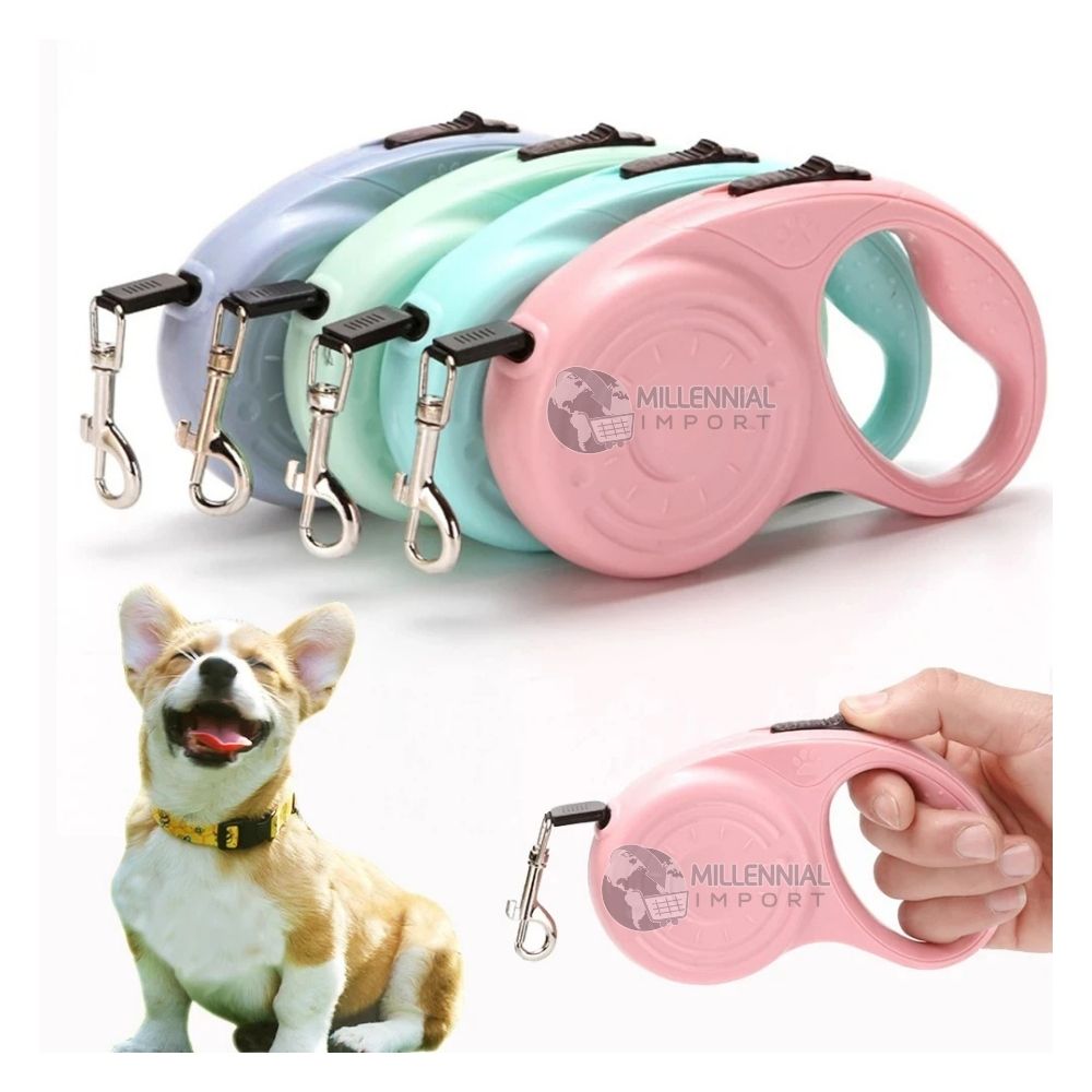 Correa Retráctil para Mascota de 5metros Incluye Bolsas Correa Retráctil para Mascota de 5metros Incluye Bolsas