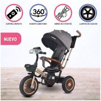 Triciclo Guiador Para Niños «GOLDEN II» Gray