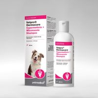 Shampoo para Perros Vetpro® Dermacare Cypermethrin + Miconazole Shampoo de 400 mL