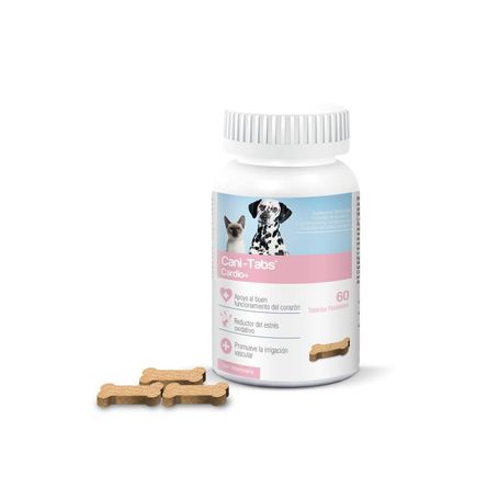 Vitamina Suplemento para Perros y Gatos Cani-Tabs® Cardio de 60 Tabletas Vitamina Suplemento para Perros y Gatos Cani-Tabs® Cardio de 60 Tabletas