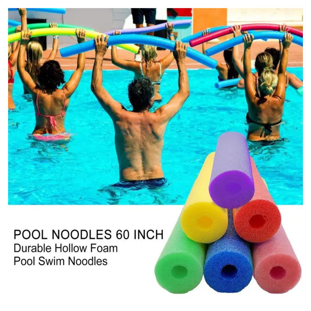 Tallarín Flotador Espuma de Natación con Seguro Multicolor