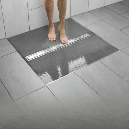 Sumidero Reversible 8x60cm Acero Inoxidable SS304  Alto Transito