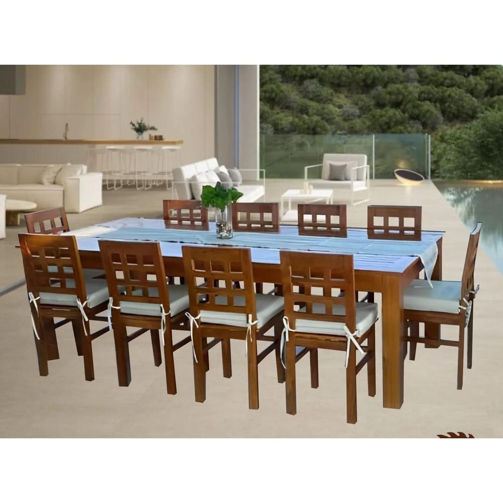 Comedor De Terraza Sweet 10 Sillas + Armado Gratis