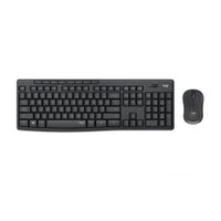 Kit Teclado Y Mouse Logitech MK295 Silent Touch Wireless Negro