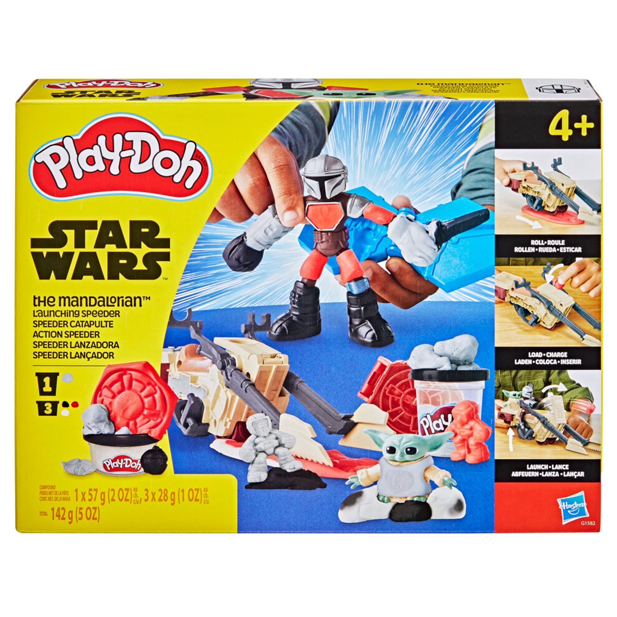 Playset Star Wars The Mandalorian con lanzador PLAY DOH