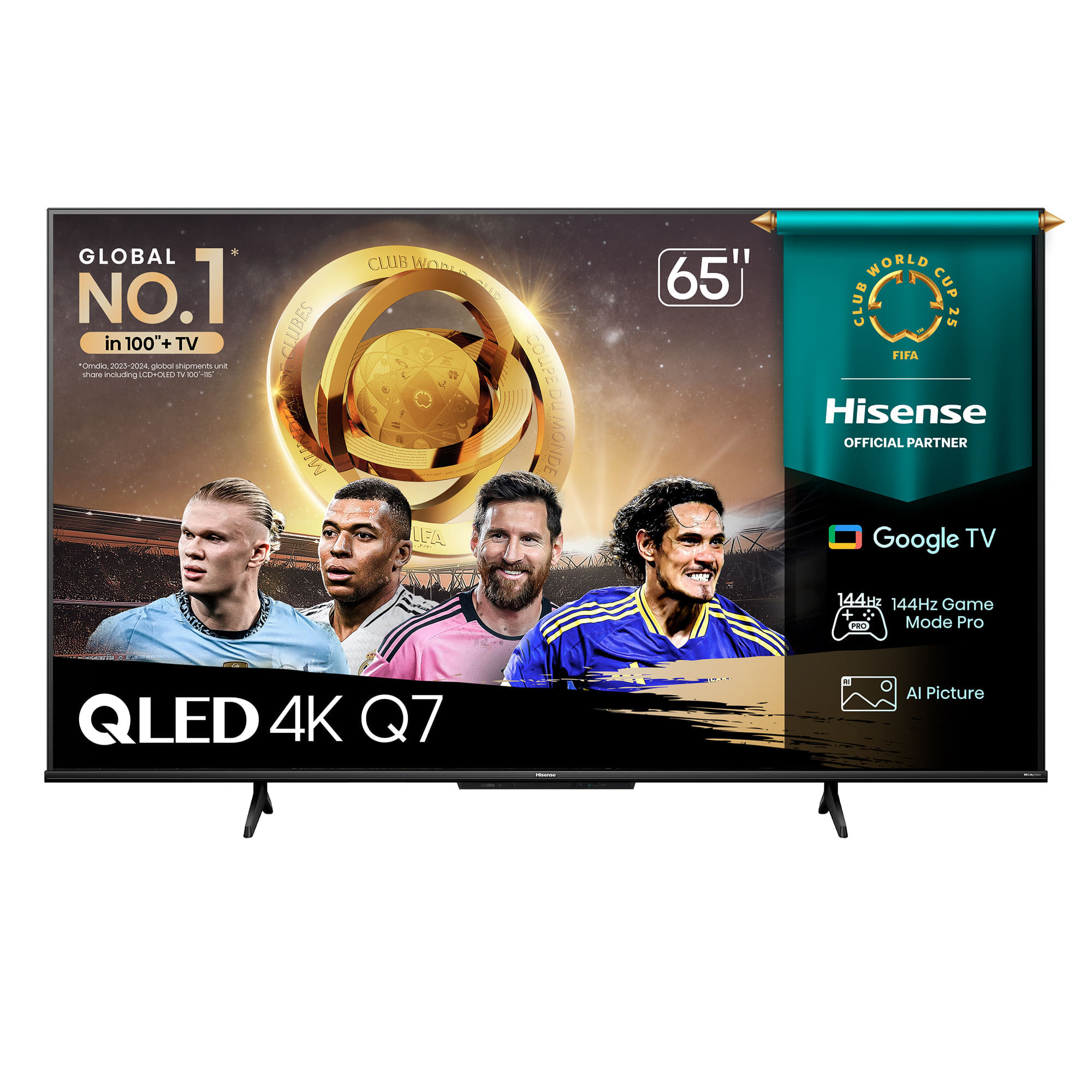 Televisor HISENSE QLED ""65 UHD 4K Smart TV 65Q7QG