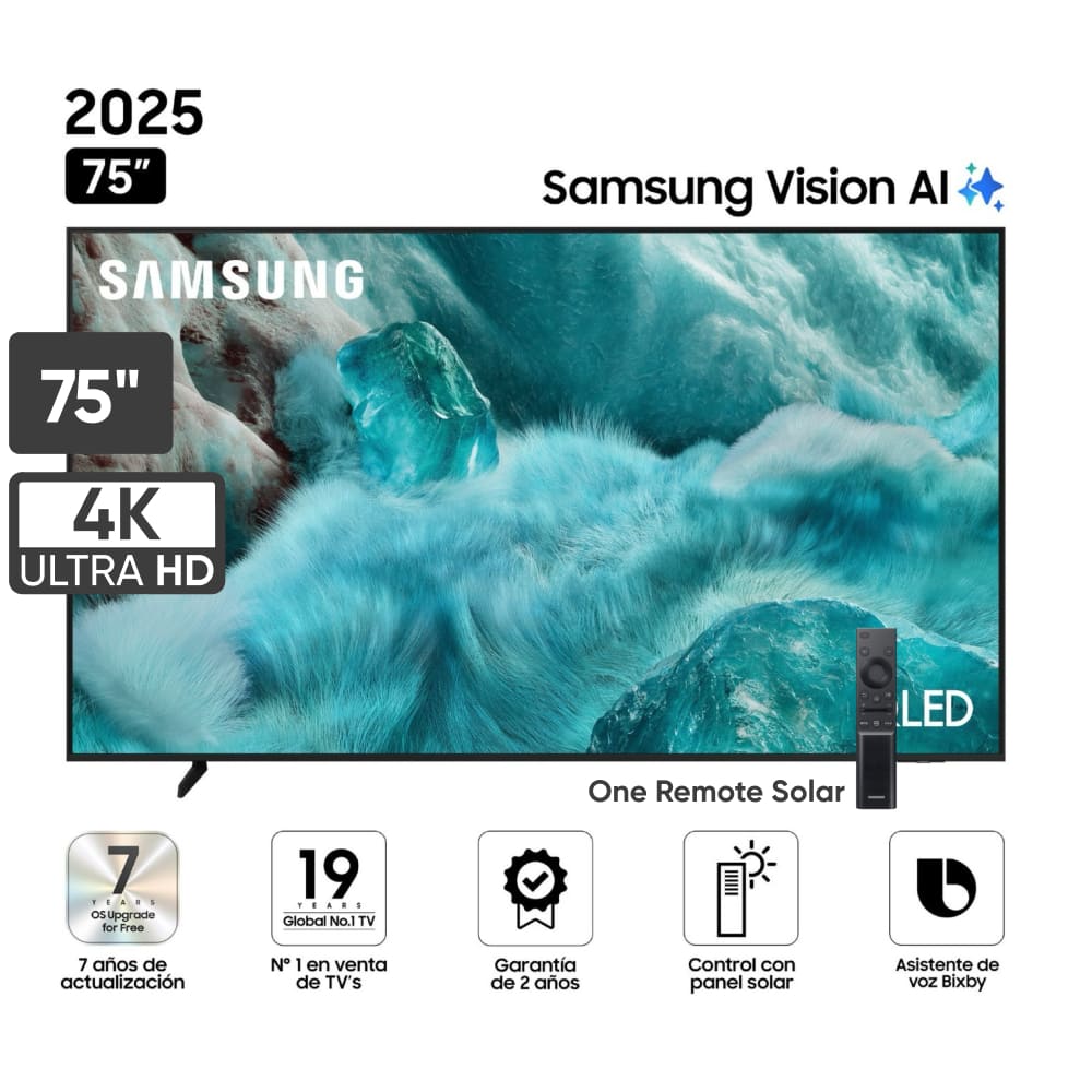 Televisor SAMSUNG QLED 75"" UHD 4K Vision AI Smart TV QN75Q7FAAGXPE