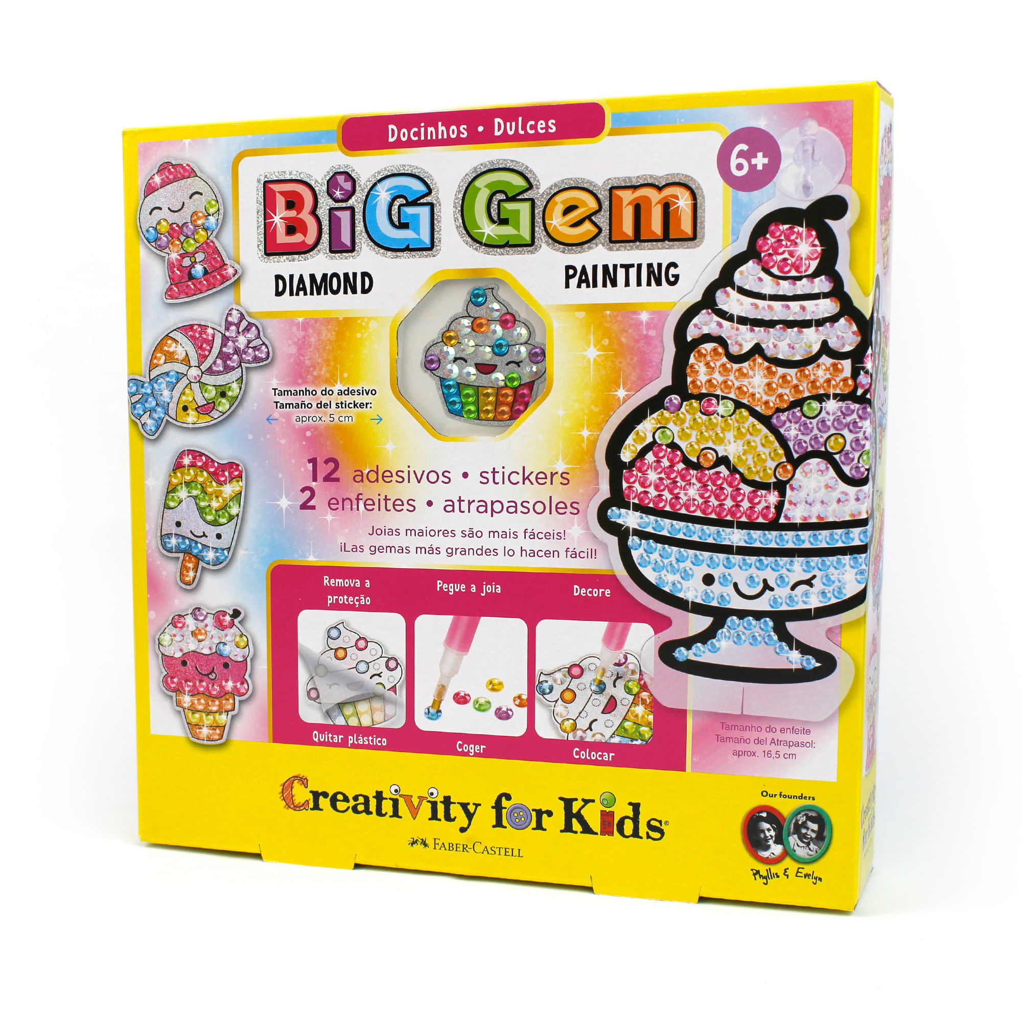 Set de pintura con diamantes dulces FABER CASTELL