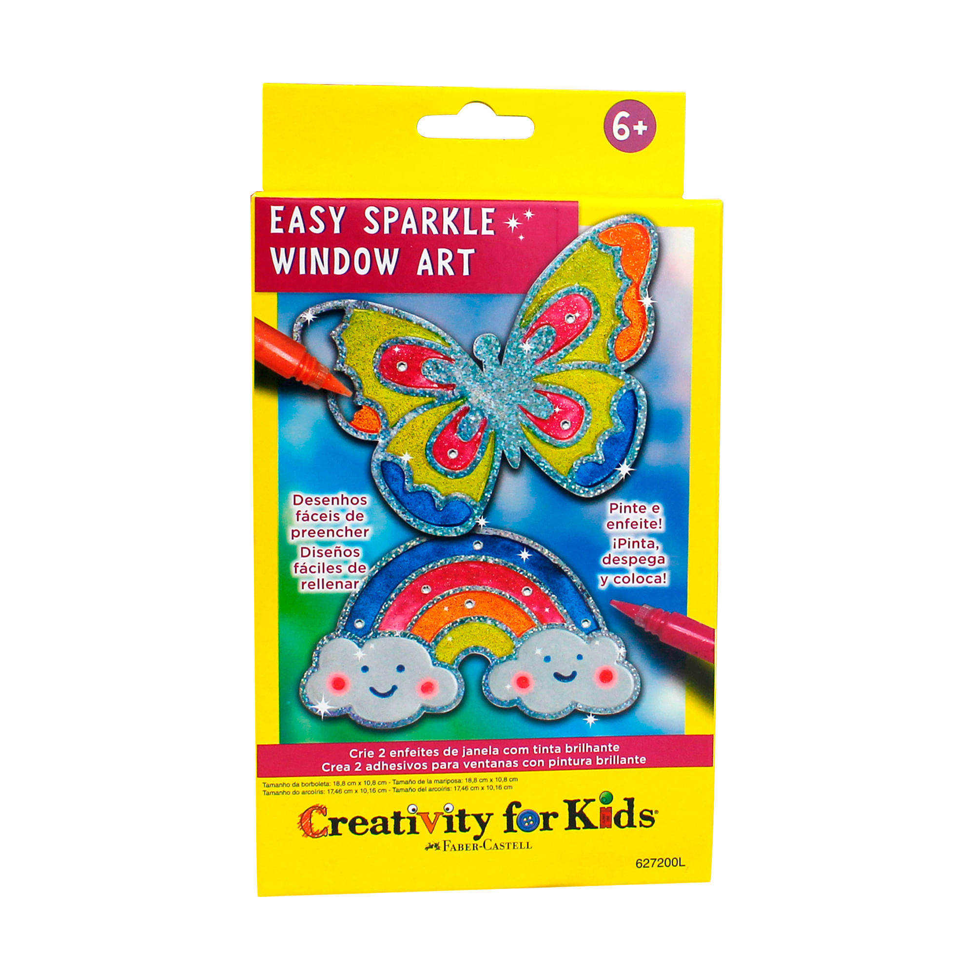 Set de arte para ventanas brillante FABER CASTELL