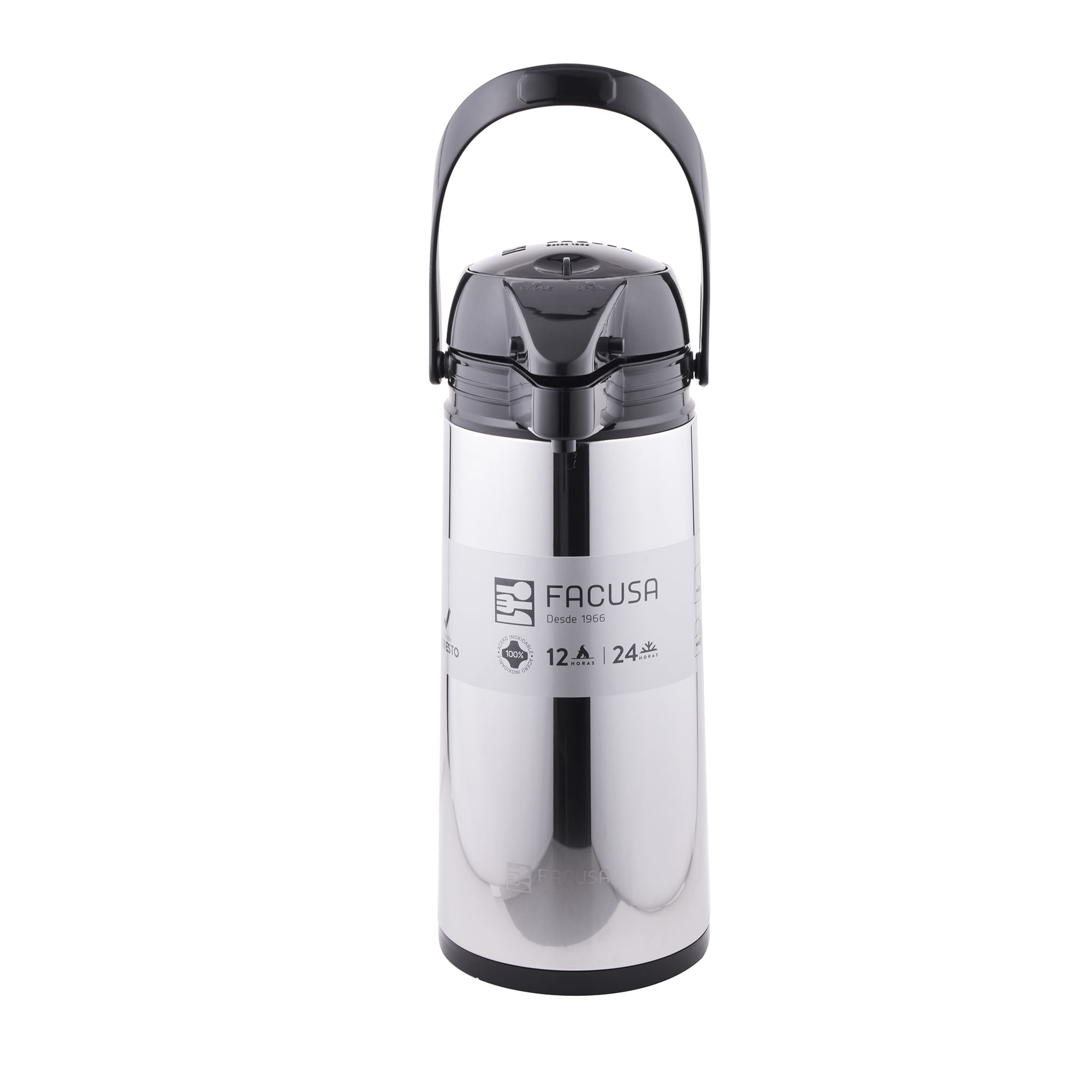 Termo Sifon FACUSA 1.9L Acero Inox Brillante