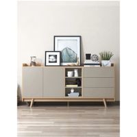 Aparador Moderno Karol 2 Puertas 3 Cajones Color Duna/Taupe TU MESITA