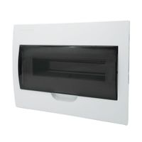 Tablero Empotrable de PVC 12 Polos con Tapa TKL