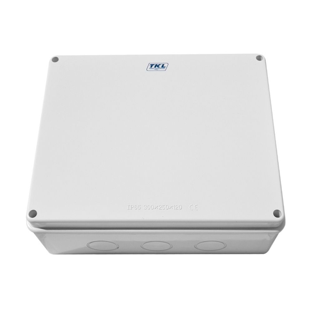 Caja de Paso PVC Tkl Modelo Sin Cono 300x250x120 Blanco