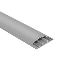 Canaleta Piso 60x15mm 2M con Adhesivo Gris Mutlusan
