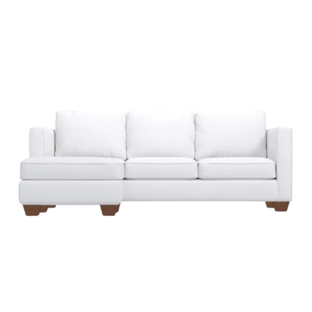 Sofá Seccional Izquierdo Valencia Blanco