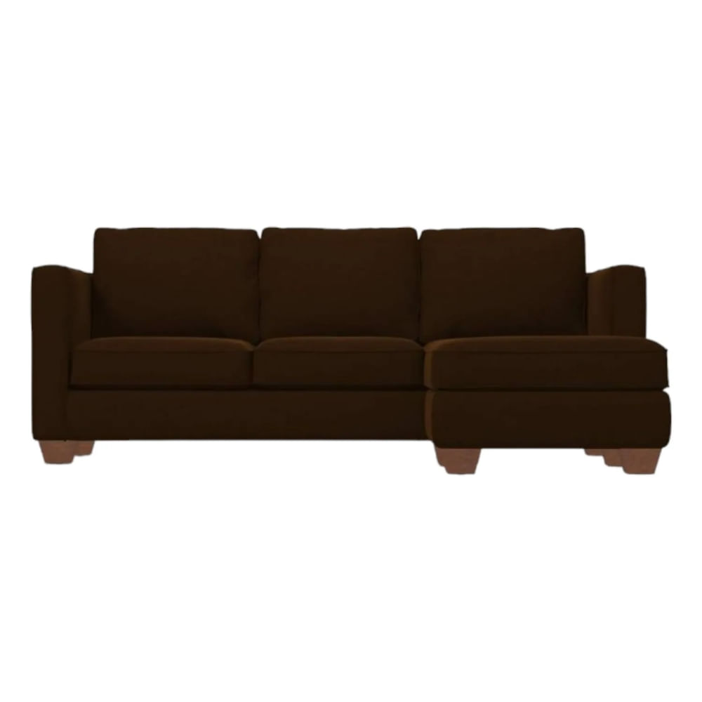 Sofá Seccional Derecho Valencia Marrón