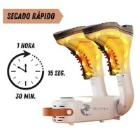Secador Eléctrico para Zapatos y Zapatillas con Control por Perilla