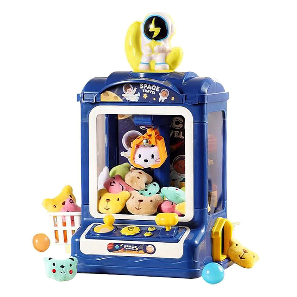 Mini Maquina Atrapa peluche con USB Azul