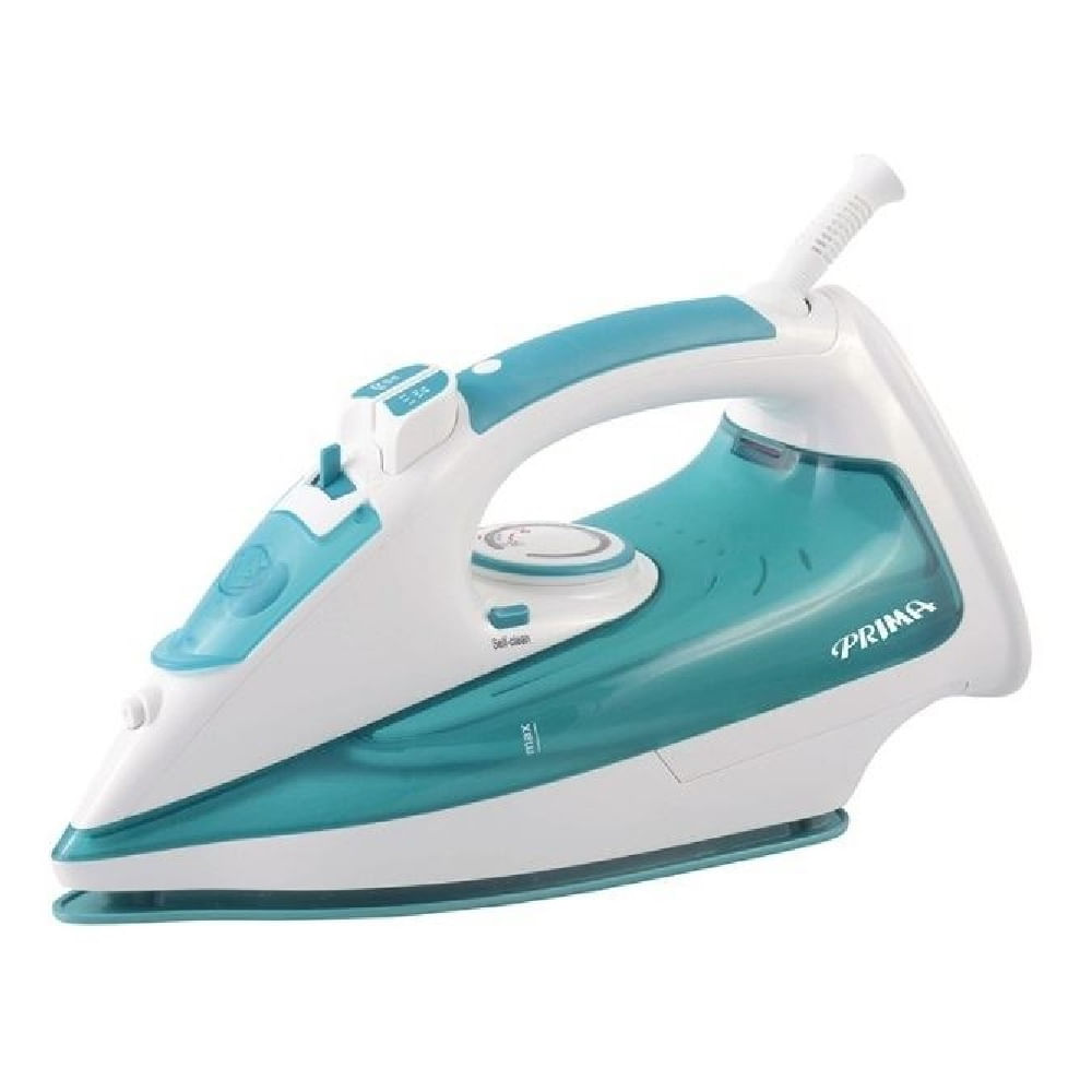 Plancha Prima YPF-6502V a Vapor Suela Recubierta de Cerámica Blanco